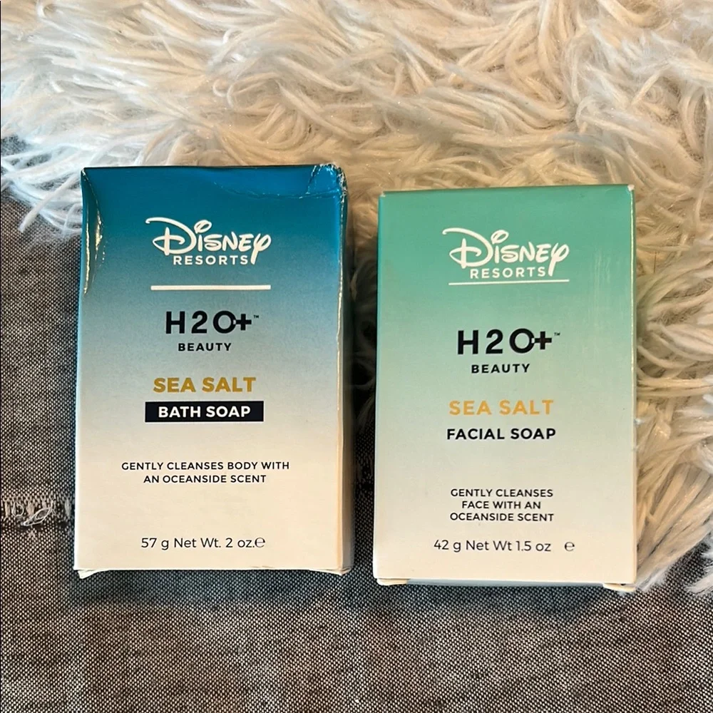 🩶5/$30 Disney H2O+ Sea Salt Bath and Facial Soap Set